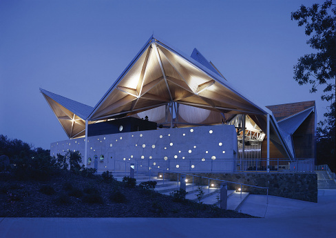 Starlight Theatre Nighttime Exterior by Studio Gang