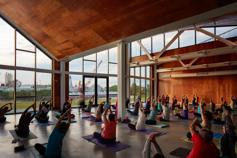 Eleanor Boathouse Interior Community Yoga